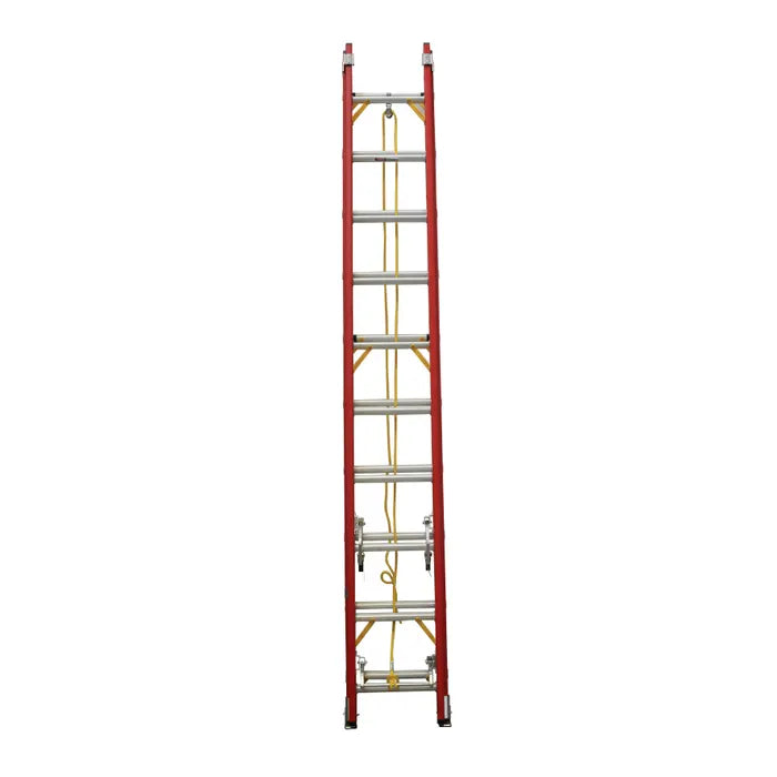 ESCALERA TELESCOPICA MIRLO FIBRA DE VIDRIO 150KG 20 PELDAÑOS
