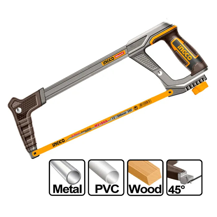 ARCO DE SIERRA INGCO PARA METAL INDUSTRIAL 300MM/12"
