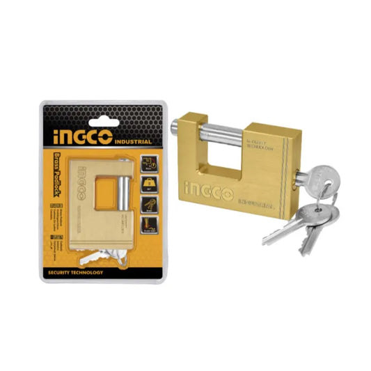 CANDADO DE SEGURIDAD INGCO BLOQUE TIPO C INDUSTRIAL 60MM