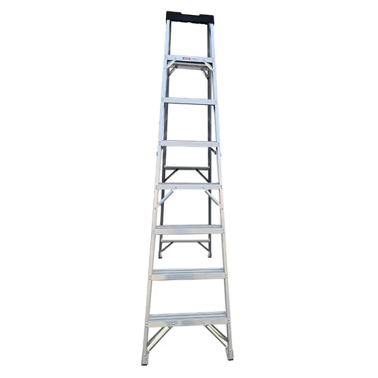 ESCALERA DE TIJERA MIRLO ALUMINIO 145KG 8 PELDAÑOS